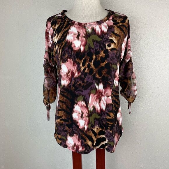 Adele & May Floral Top Size M - Picture 1 of 6